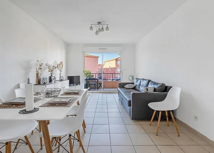 Les 3 Ondes - Avec Terrasse アパート *